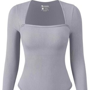 OQQ Bodysuit, Grey Color